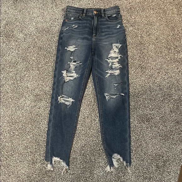 American Eagle Outfitters Denim - Distressed Blue Jeans